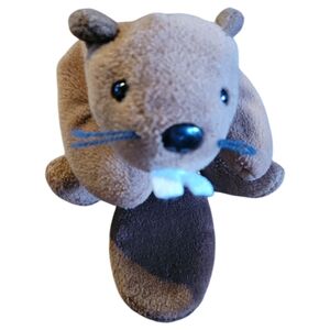 Vtg 1995 Ty Bucky Beaver Retired Beanie Baby Style 4016 PVC Pellets